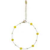 IZIA Pulsera amarillo / oro