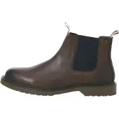 Jack & Jones Botas Chelsea 'JFWLeyton' navy / marrón claro