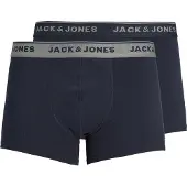 Jack & Jones Calzoncillo boxer 'Vincent' navy / gris moteado