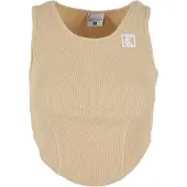 Karl kani Top beige / blanco