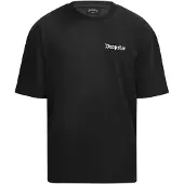 Dropsize Camiseta gris / rojo / negro / blanco
