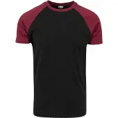 Urban Classics Camiseta rojo sangre / negro