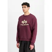 Alpha industries Sudadera ecru / borgoña