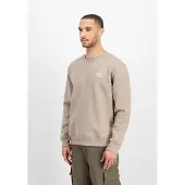 Alpha industries Sudadera arena / blanco