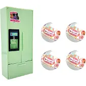 Mini World Set De Refrigerador Con 4 Cápsulas