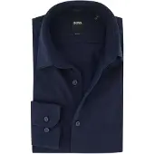 BOSS Camisa de negocios 'Hank' marino