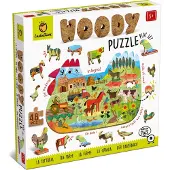 Ludattica Woody El Rompecabezas De La Granja
