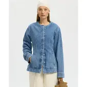 Selected Sastrería Chaqueta Vaquera Mujeres Azul 34