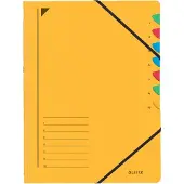 Leitz carpeta clasificadora amarilla (7 pestañas)