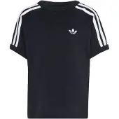 Adidas adidasCAMISETA 3 STRIPES 128 Black Niño
