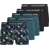 Jack & Jones Calzoncillo boxer 'JACJAKE' marino / navy / amarillo / negro