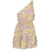 Aleida Vestido de verano 'Spring Summer' amarillo / lila claro