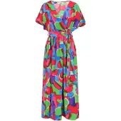 Aleida Vestido azul / jade / lila / rosa
