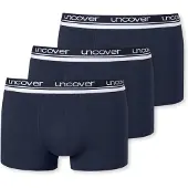 Schiesser Calzoncillo boxer azul noche / blanco