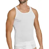 Schiesser Camiseta térmica blanco