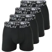 Replay Calzoncillo boxer negro / blanco
