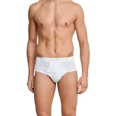 Schiesser Braga 'Essentials' negro / blanco