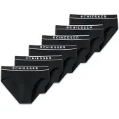 Schiesser Braga negro / blanco moteado