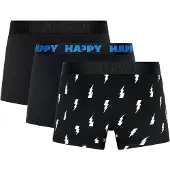 Happy socks Calzoncillo boxer navy / negro / blanco
