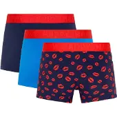 Happy socks Calzoncillo boxer navy / azul cielo / rojo sangre