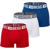 Diesel Calzoncillo boxer azul / rojo / blanco