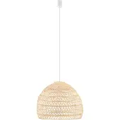 Lyora Lámpara colgante bohemia de madera, casquillo E27, 11151