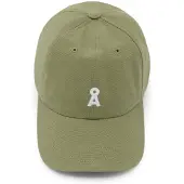 Armedangels Gorra 'YENAAS BOLD' verde / blanco