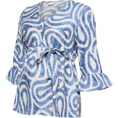 Mamalicious Blusa azul / blanco