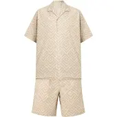 Jack & Jones Camisa 'JJMILO' taupe / gris claro