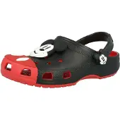 Crocs Zuecos 'Mickey Mouse' rojo fuego / negro / blanco