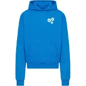 Mister tee Sudadera 'Bold Flowers' azul cobalto / blanco