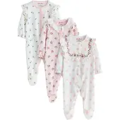 Next Pijama 'Cath Kidston' verde / rosa / rojo / blanco