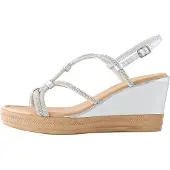 Next Sandalias con hebilla 'Forever Comfort' plata