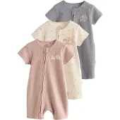 Next Pijama entero/body crema / camelo / gris oscuro