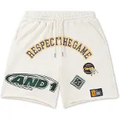 AND1 Pantalón 'Respect The Game' ecru / amarillo / negro