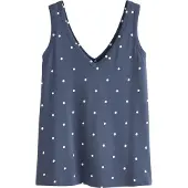 Next Top navy / blanco
