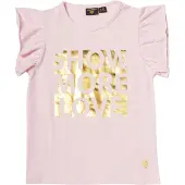 KOROSHI Camiseta oro / talco