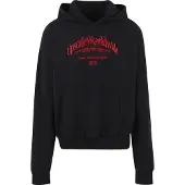 Upscale By Mister Tee Sudadera 'Upscale World Wide' rojo / negro