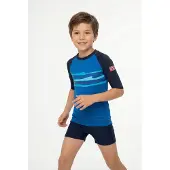 TROLLKIDS - Kid's Haukland T - Lycra size 104, azul