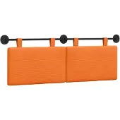 Syfax Cabecero colgante Naranja Tela de Pana