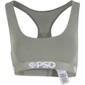 PSD Sujetador caqui / blanco