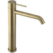 Hak Sapho ULTRASAN, grifo para lavabo, acabado dorado mate
