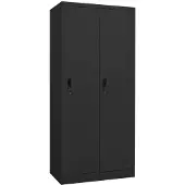 Syfax Armario de acero gris antracita 80x50x180 cm