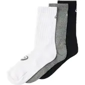 Asics - Crew Sock - Calcetines multifuncionales size 47-49, negro/gris