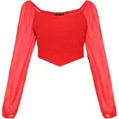 Faina Blusa rojo