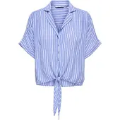 ONLY Blusa 'ONLPaula' añil / blanco