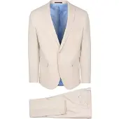 Suitable BASE Traje Off White Beige Blanco roto talla