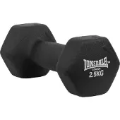 Lonsdale Mancuerna Recubierta De Neopreno Fitness Weights 2.5kg 1 Unidad