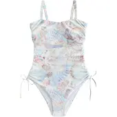 Next Bañador moldeador azul real / azul cielo / marrón / offwhite