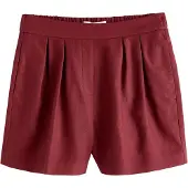Next Pantalón de pinzas rojo oscuro